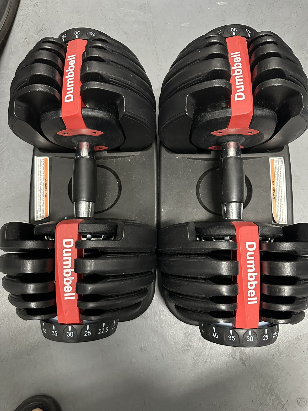 Adjustable Dumbbell Pair