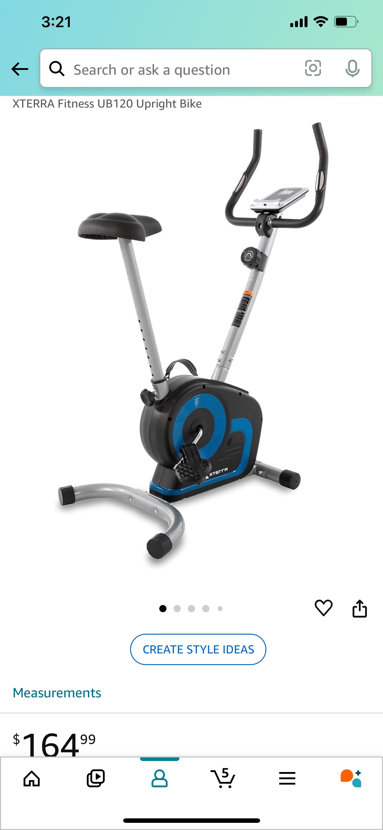 Xterra Fitness UB120 Upright Exercise Bike - photo 4