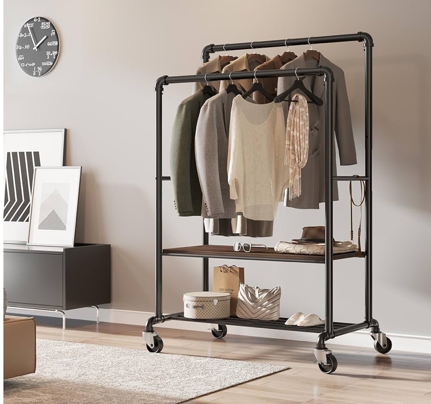 Clothing Rack with Wheels thumbnail