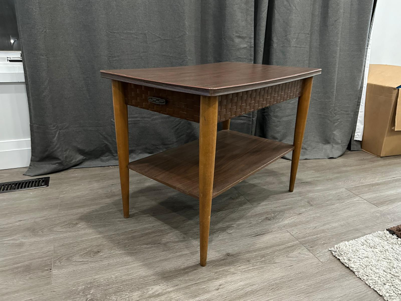 Mid-Century End Table - photo 3