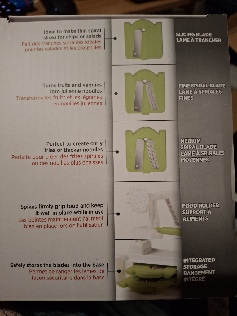 Starfrit Spiralizer image indicator(2)