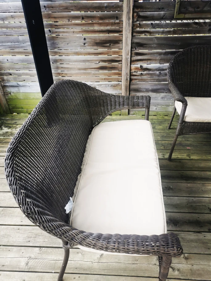 Wicker Patio Love Seat - photo 3