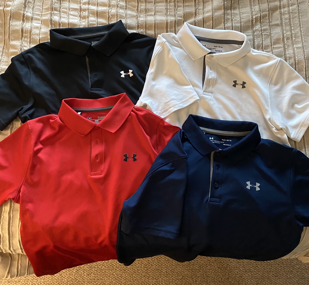 Under Armour HeatGear Polo Shirts (Size Large) - photo 3
