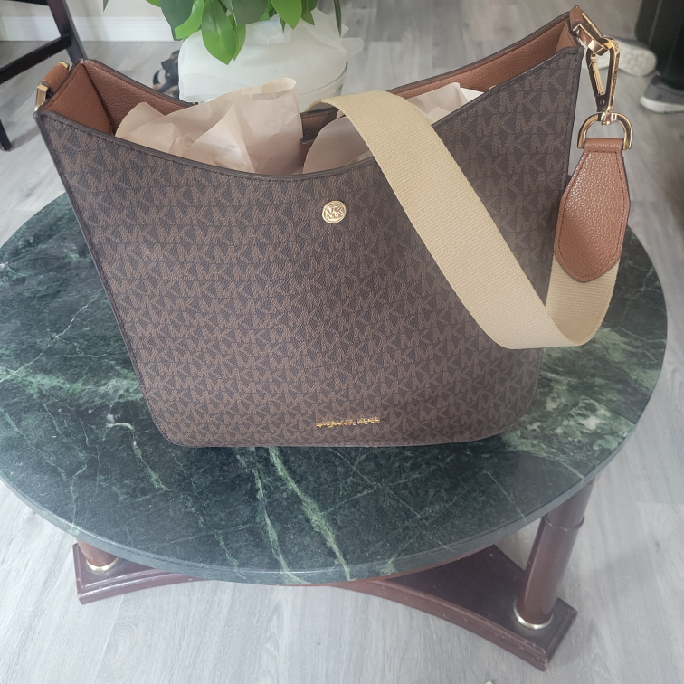 Michael Kors Brown Crossover large Tote Bag