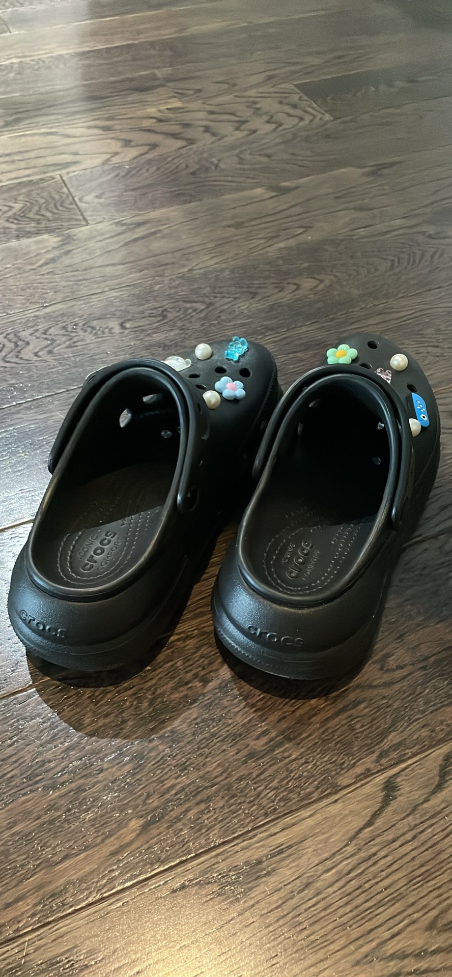 Platform Crocs, Size 7 w/ accessories - photo 3