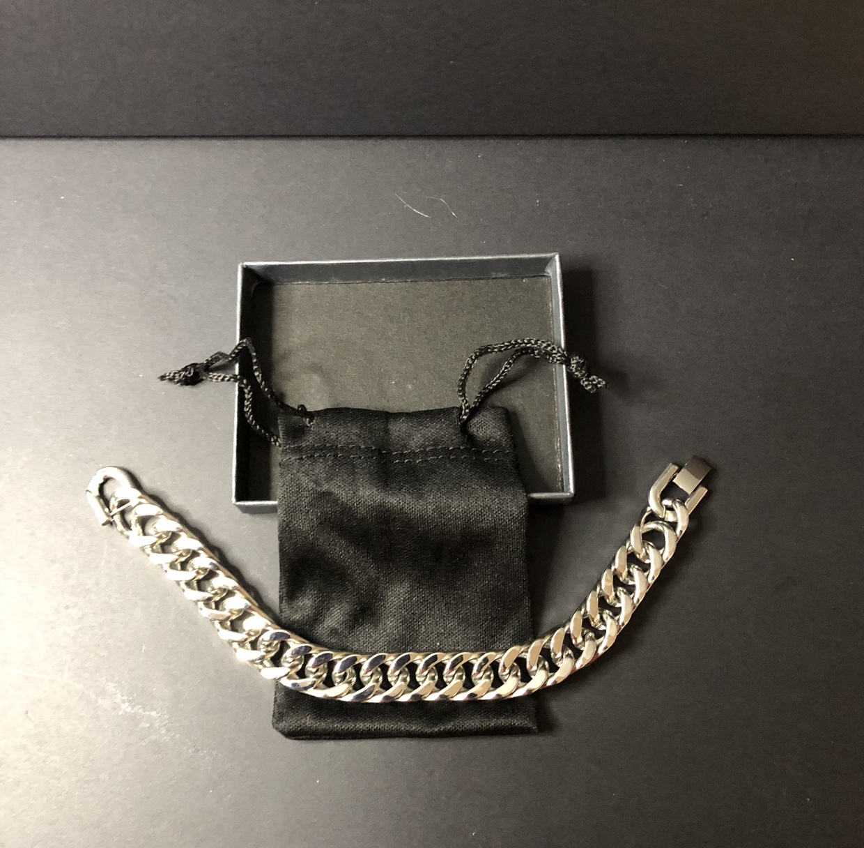 New ThickStainless CubanCurb Bracelet - photo 2