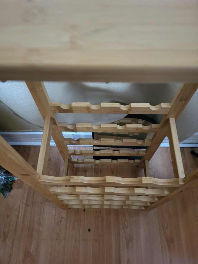 Bamboo wine rack - photo 3