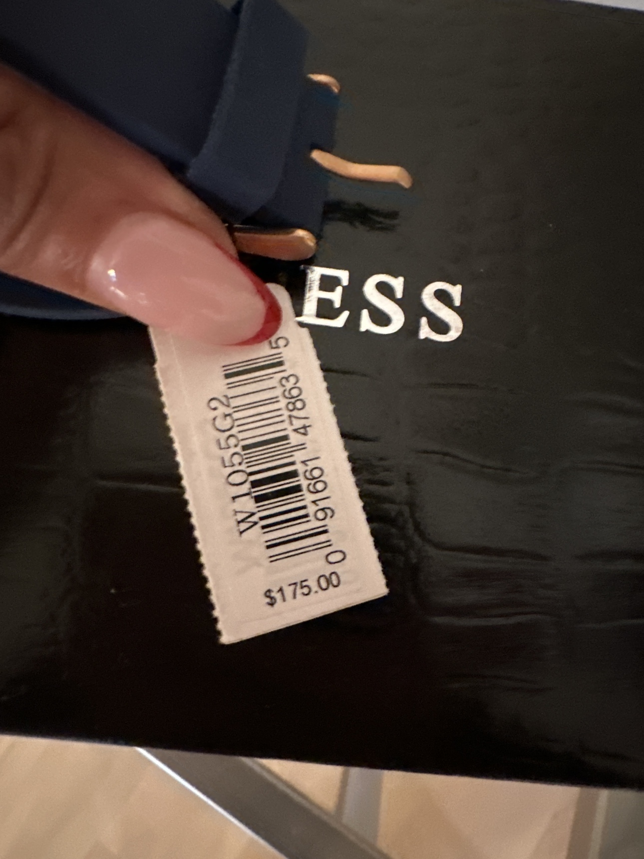 Brand new Guess Watch with Black Face and Blue Band image indicator(2)