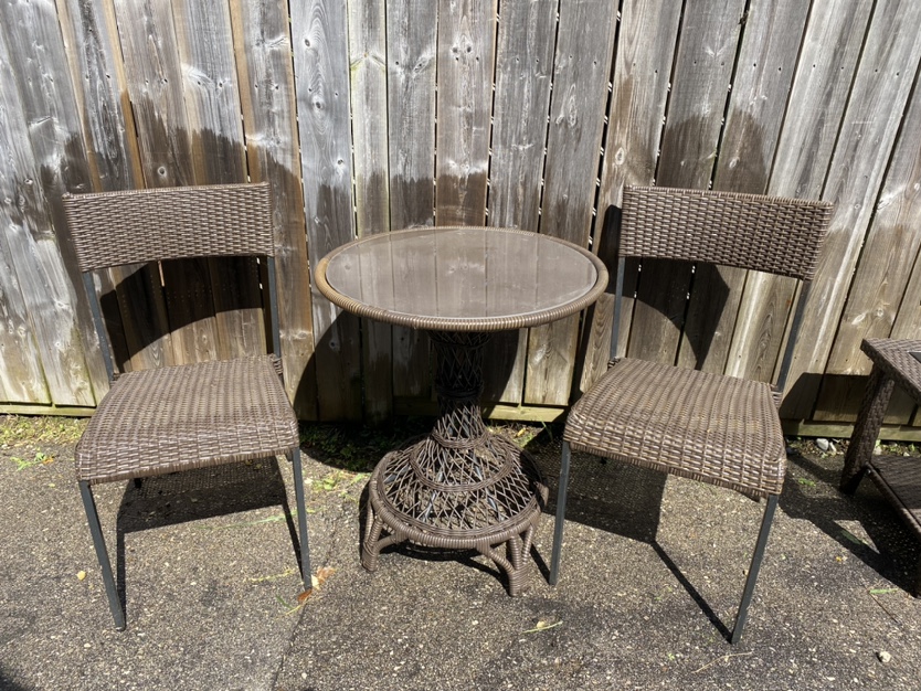 Outdoor bistro set