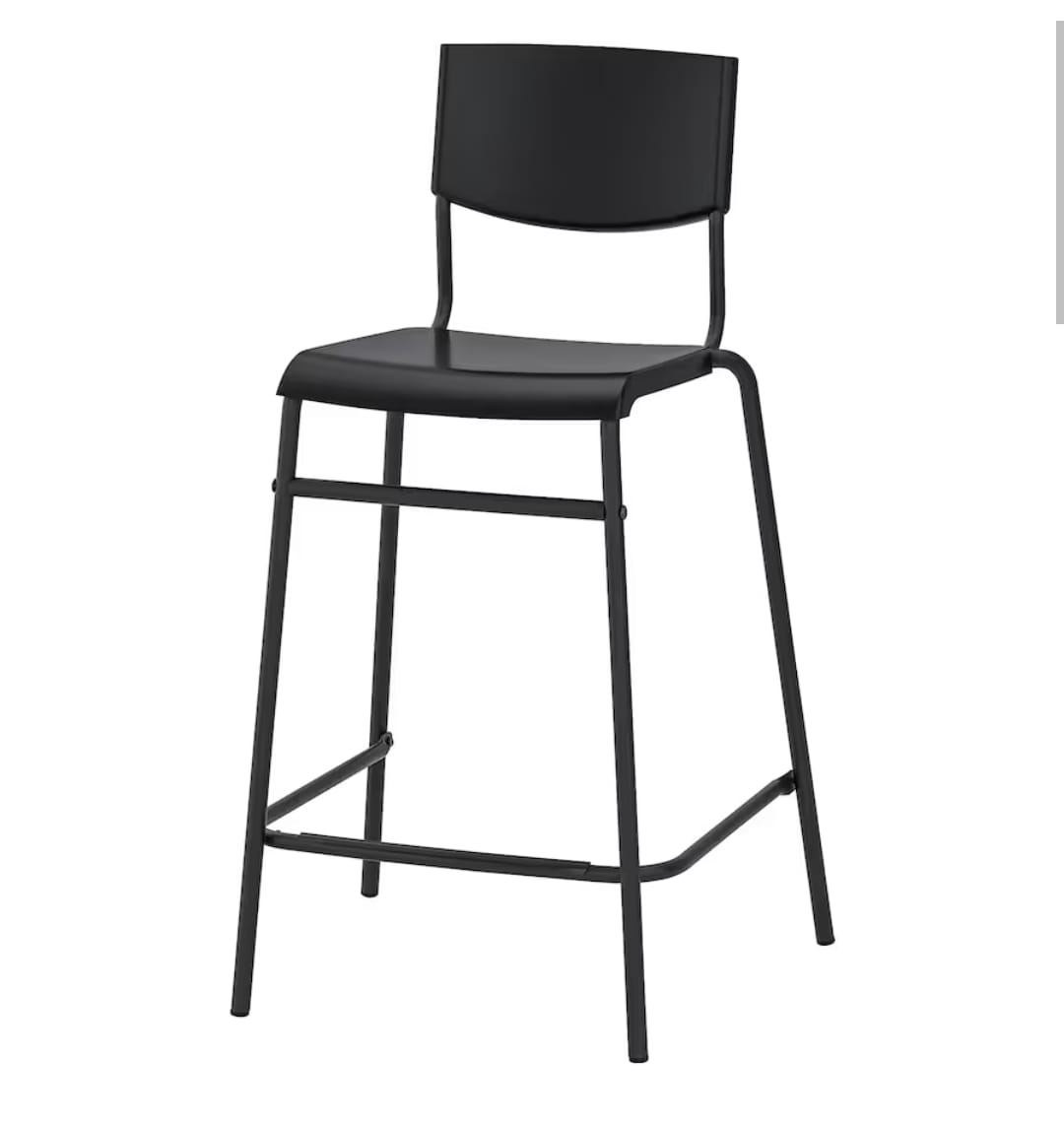IKEA NORBERG Bar Stools - Black (set of 2) - photo 3