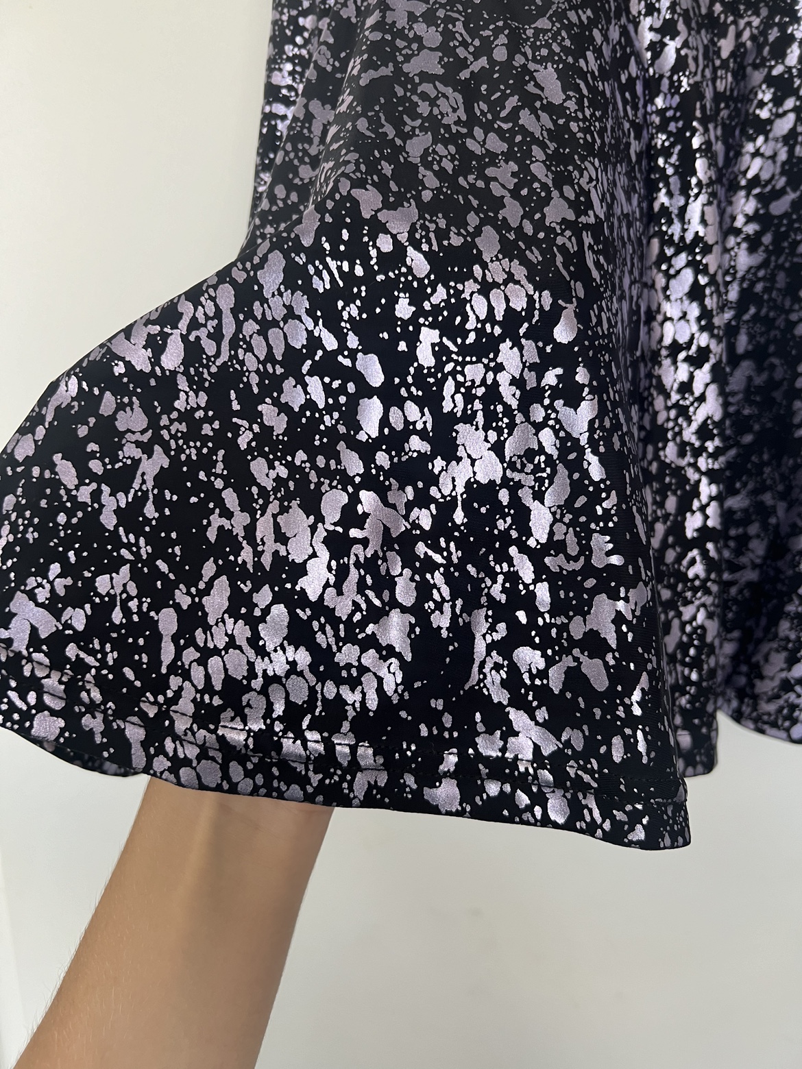 Black and Purple Splattered Skirt - photo 2
