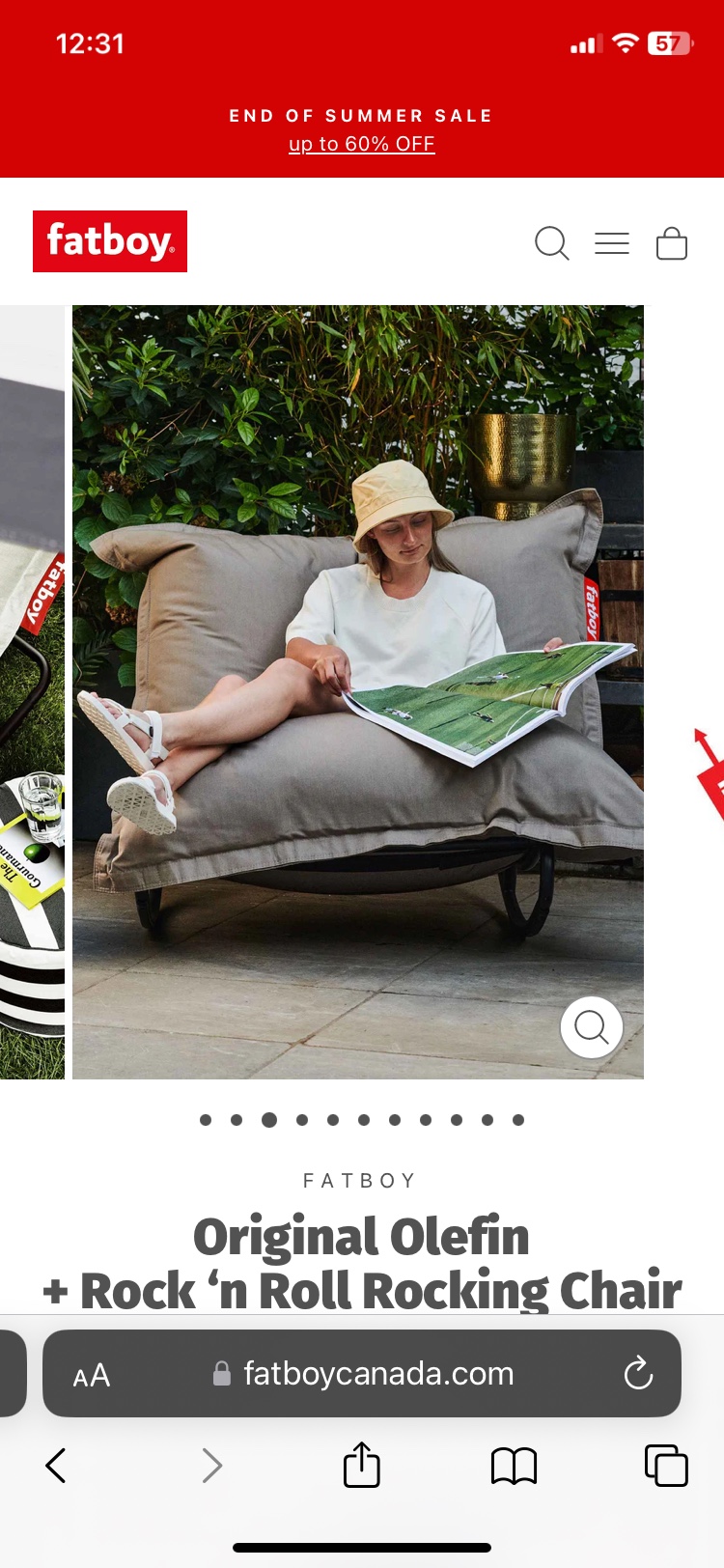 Fatboy Original Olefin + Rock'n Roll Rocking Chair - photo 3