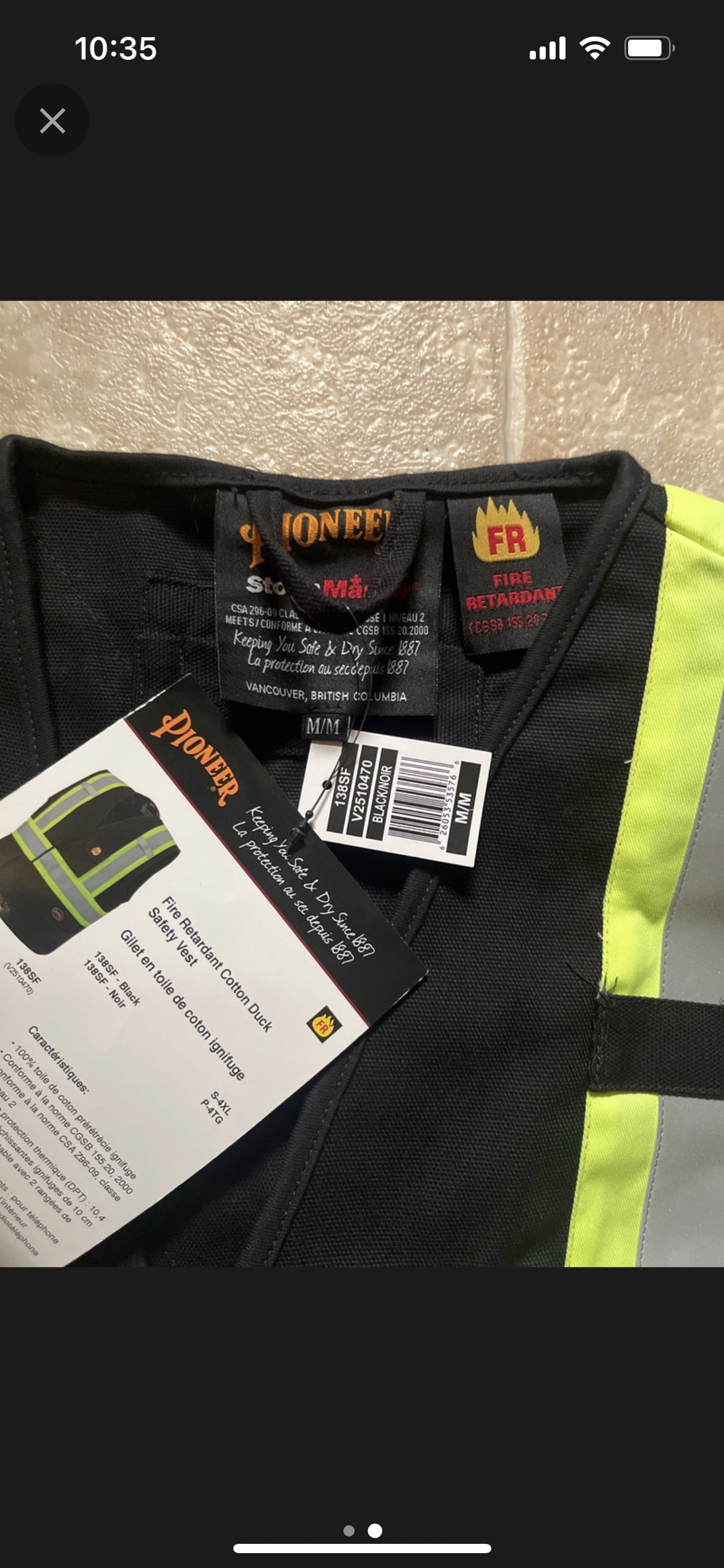Black Safety Vest - photo 2