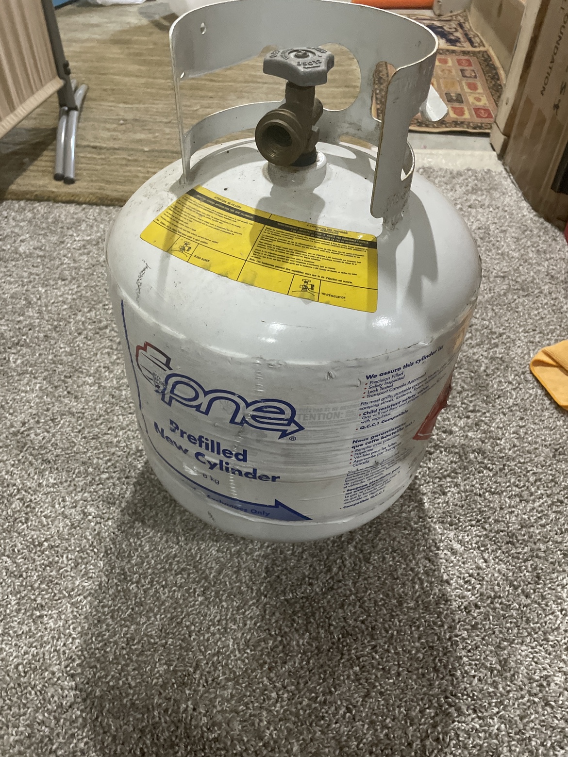 Propane Tank empty