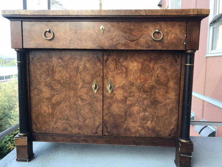 Antique Wood Cabinet thumbnail