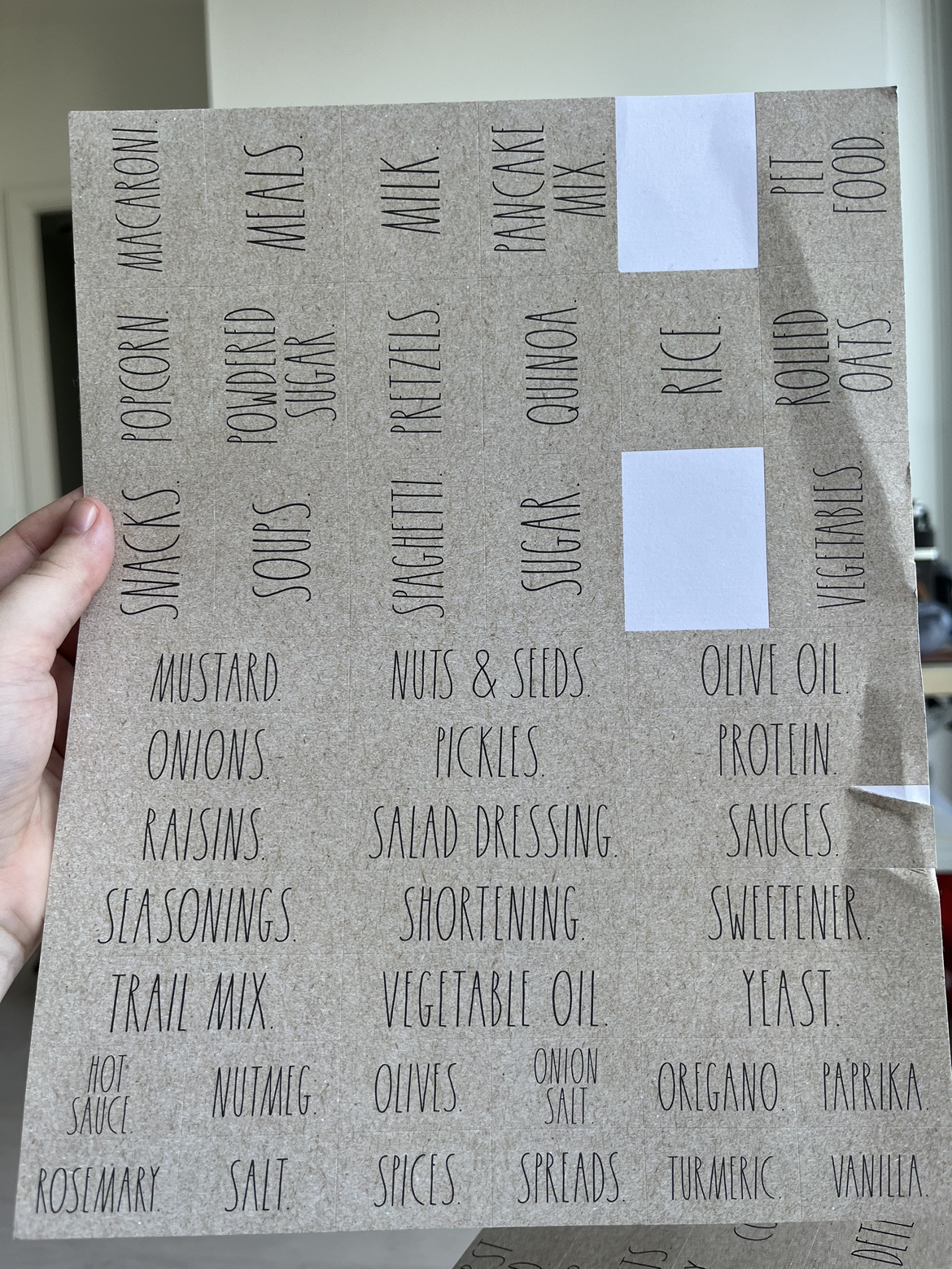 Storage Label Set - photo 3