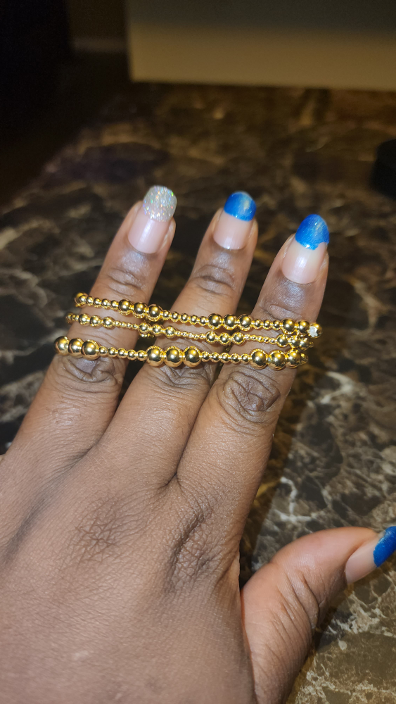 Gold Beaded Bracelets - photo 4
