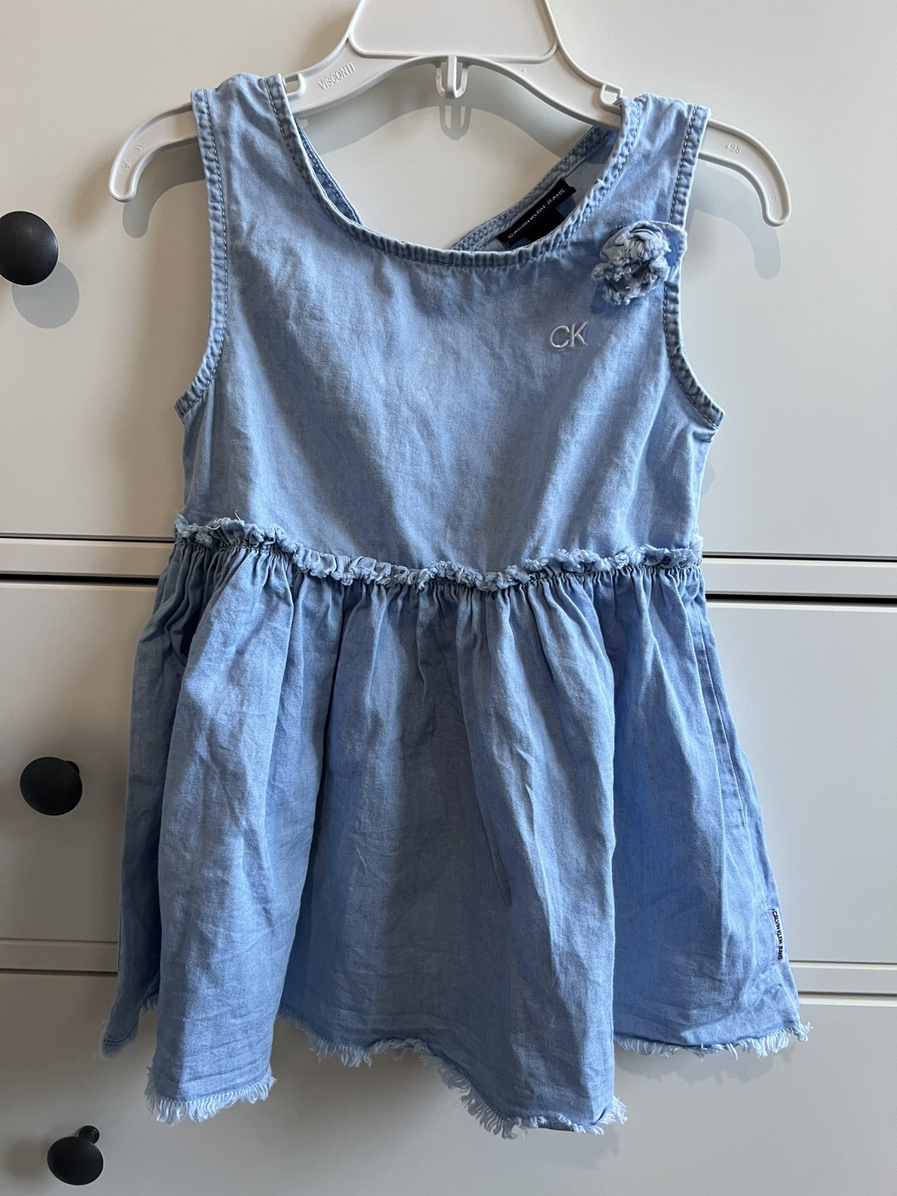 Calvin Klein Jeans Denim Dress & Leggings Set - photo 3