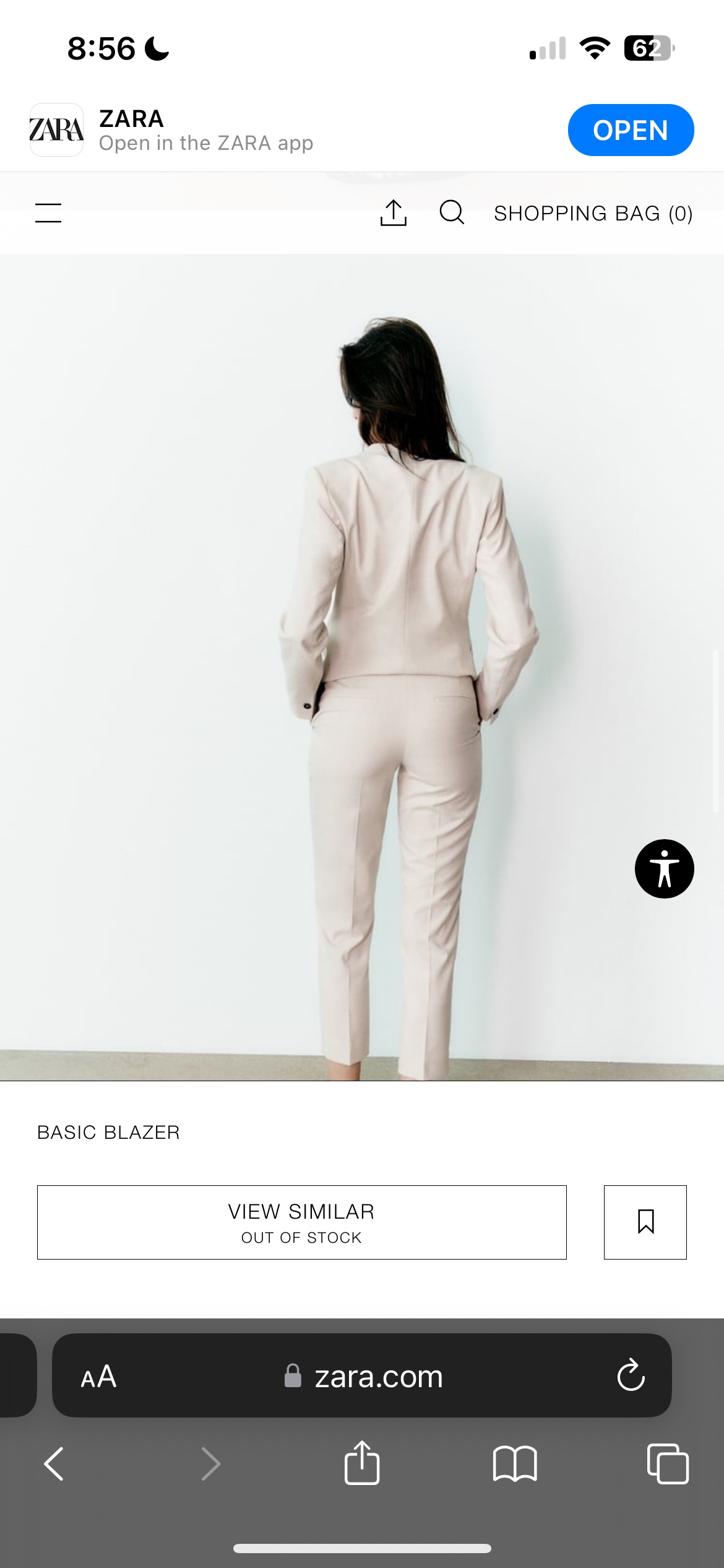 Like New - Zara Blazer and Pants Suit image indicator(4)