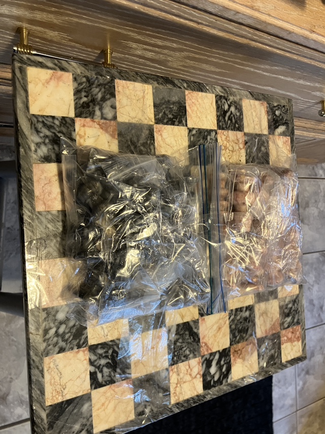 Marble Stone Chess  set  all peices image indicator(2)