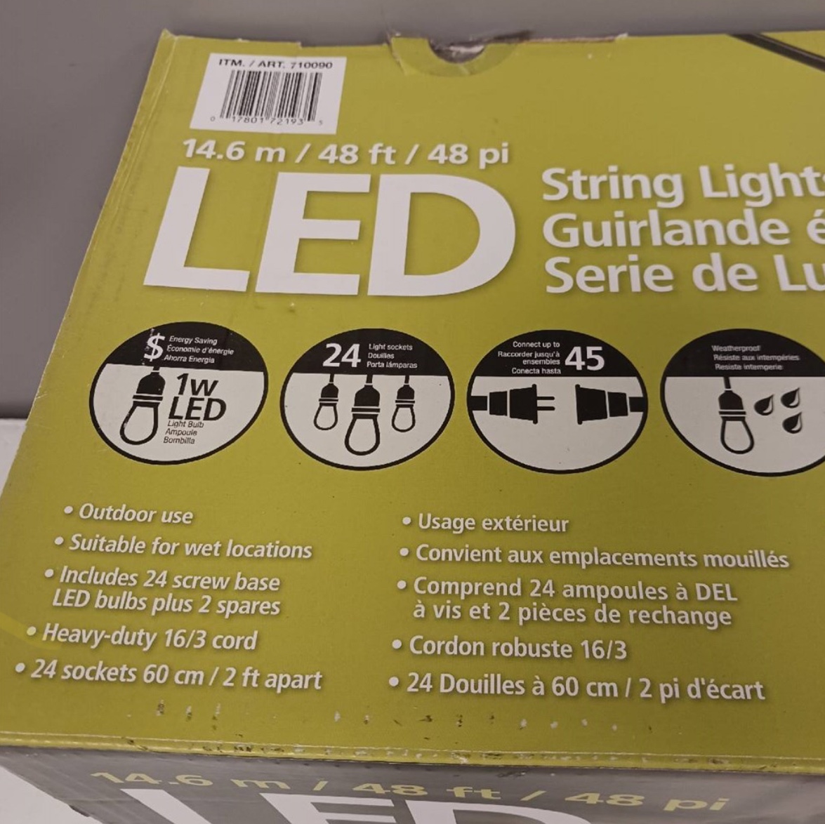 Feit Electric 48 ft LED String Lights - photo 2
