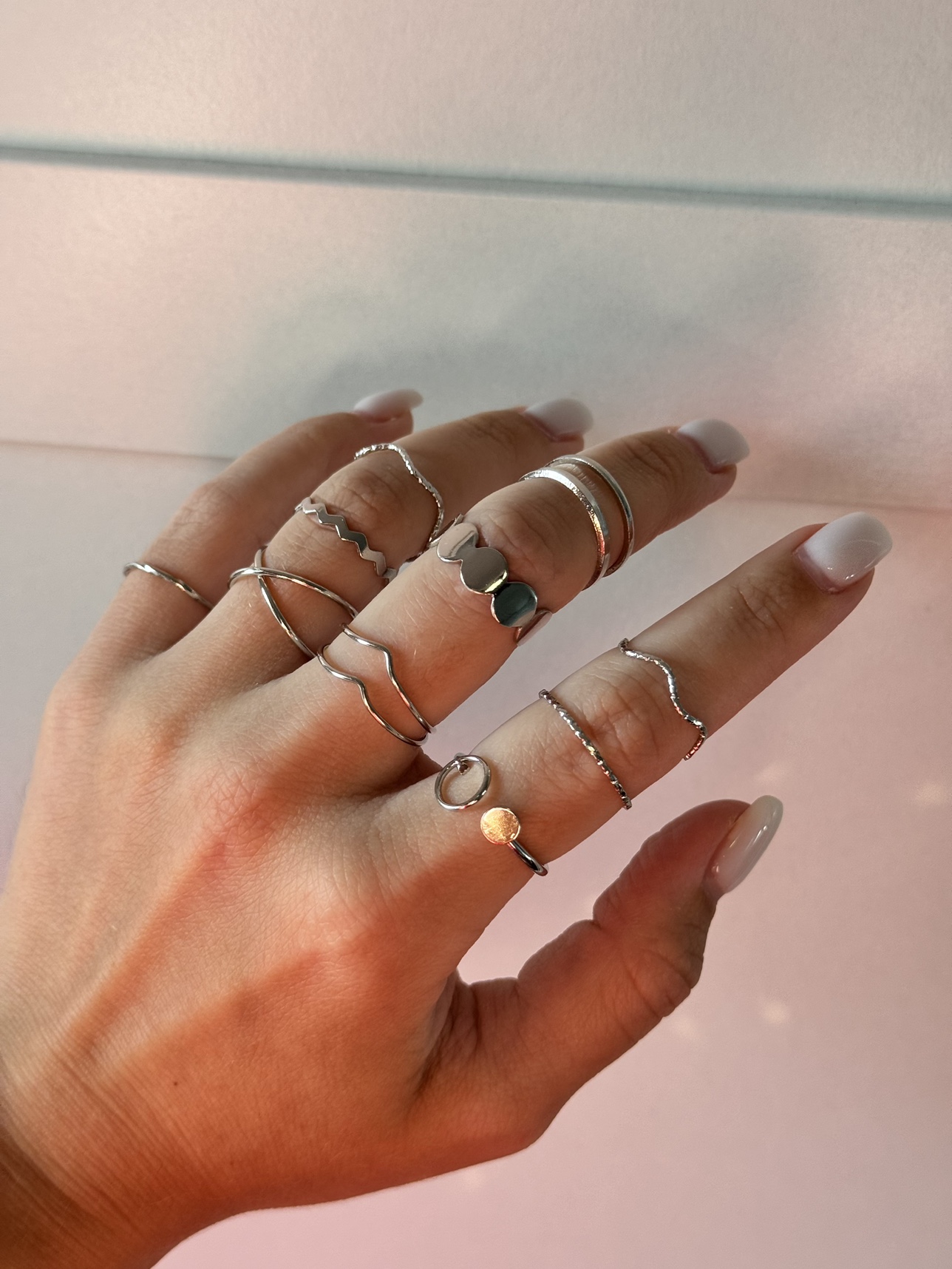 Silver Ring Set - photo 3