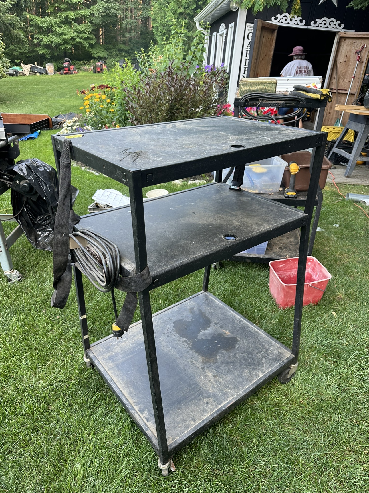 Rolling Utility Cart with power cord - photo 2