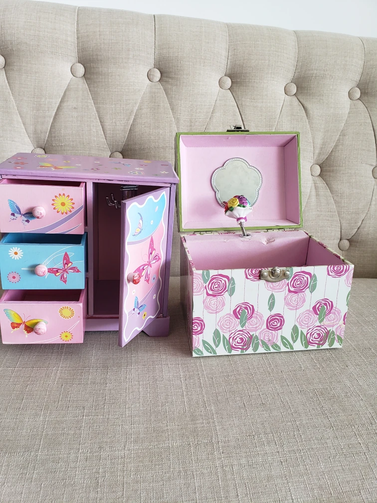 Set of 2 Girls' Jewelry Boxes image indicator(2)