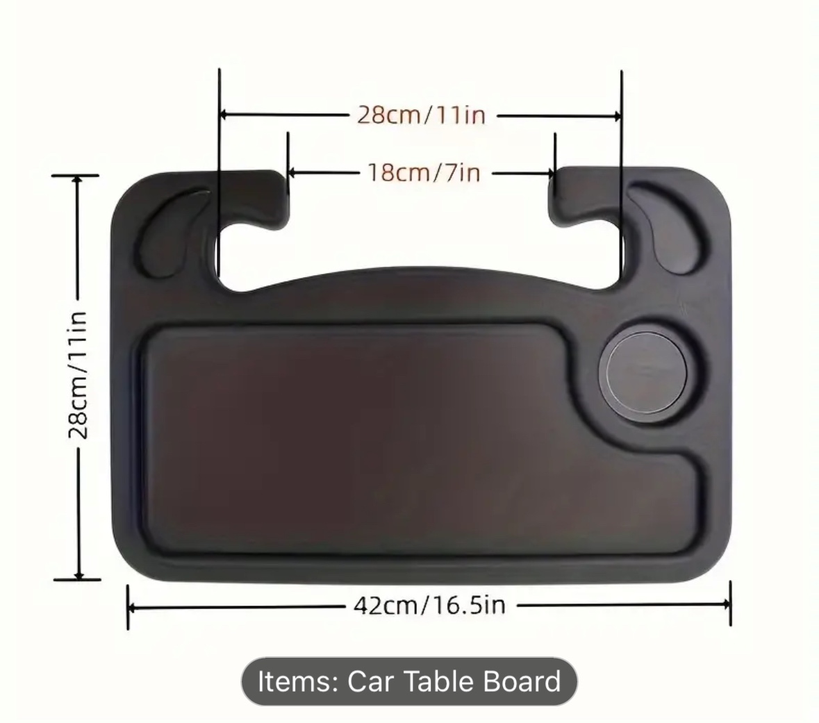 Versatile Car Steering Wheel Desk Tray - photo 4