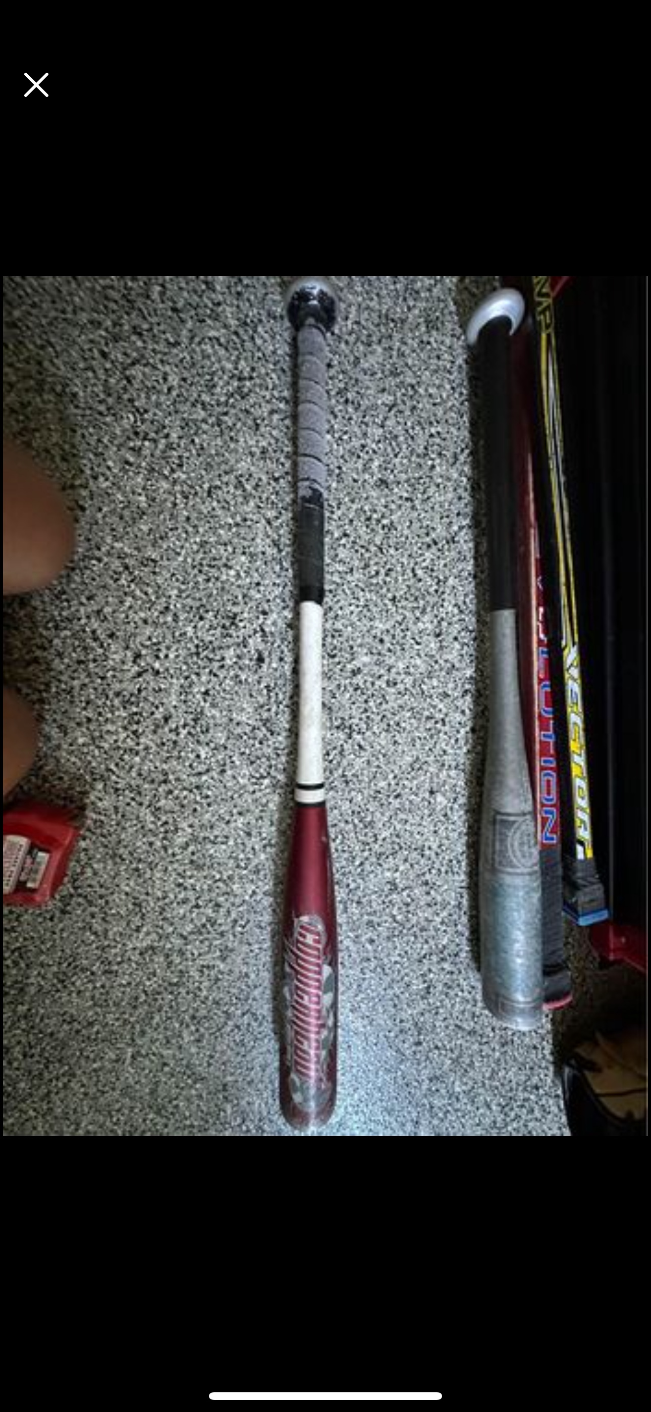 2 Metal Baseball Bats - photo 2