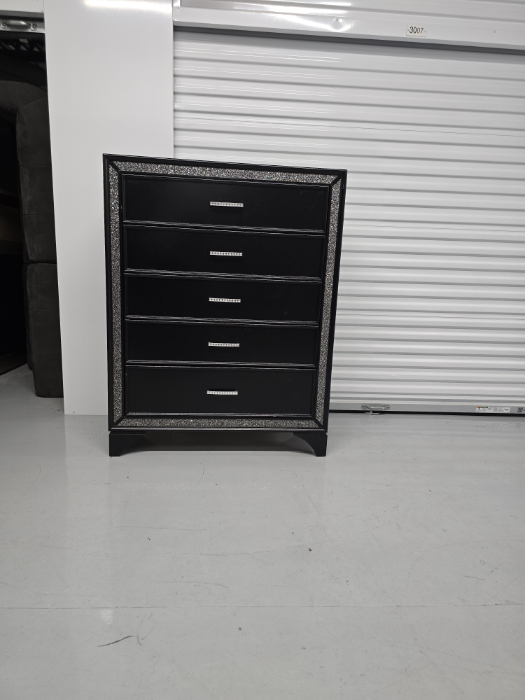 black dresser