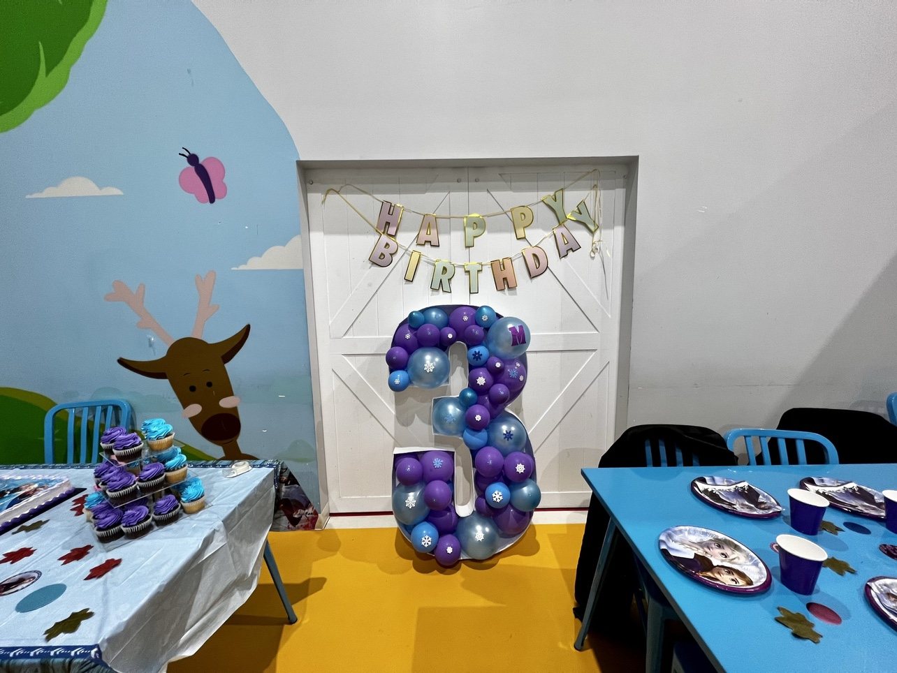 Mosaic Number 3 (balloons inside not included) - photo 2
