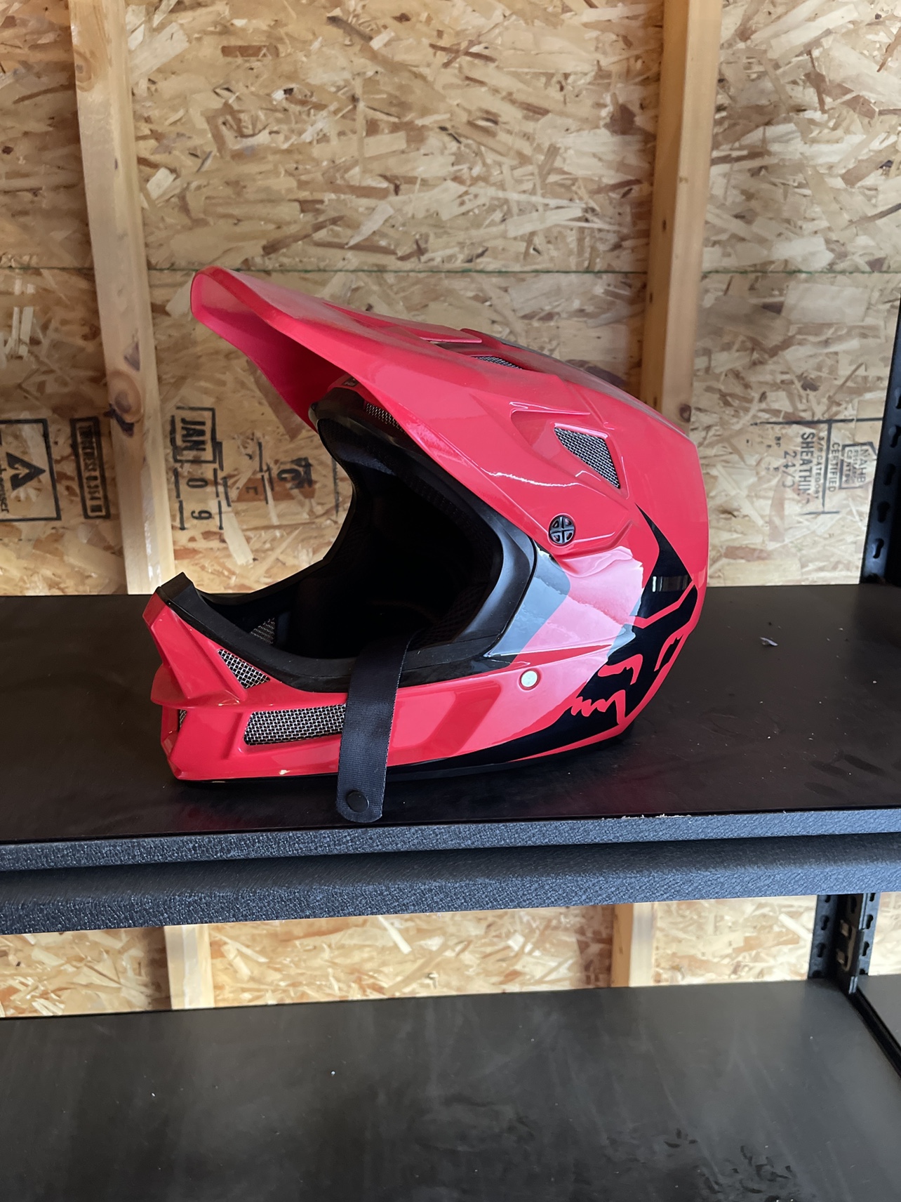 Fox mountain bike helmet.
