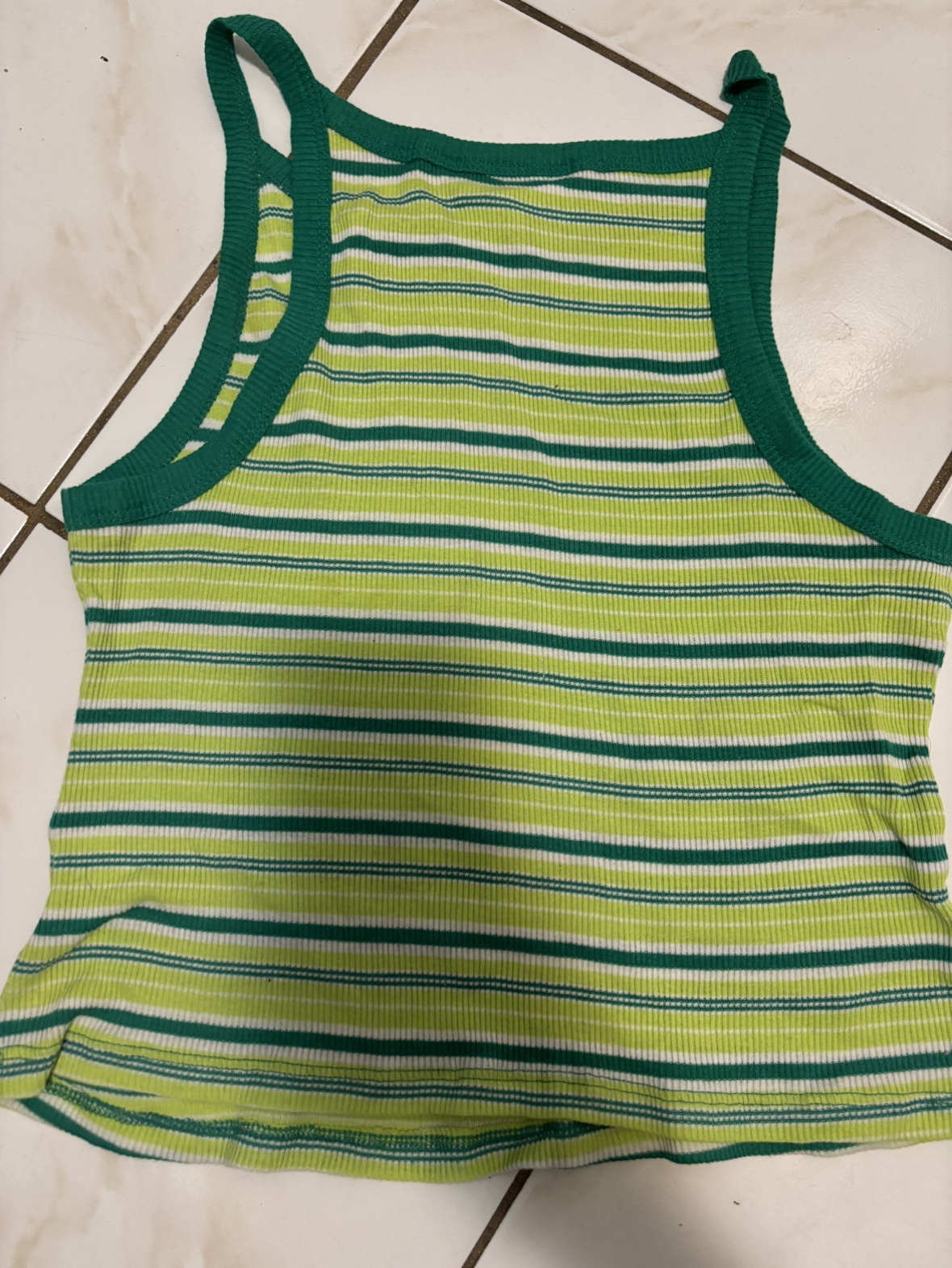 Green Striped Tank Top image indicator(2)