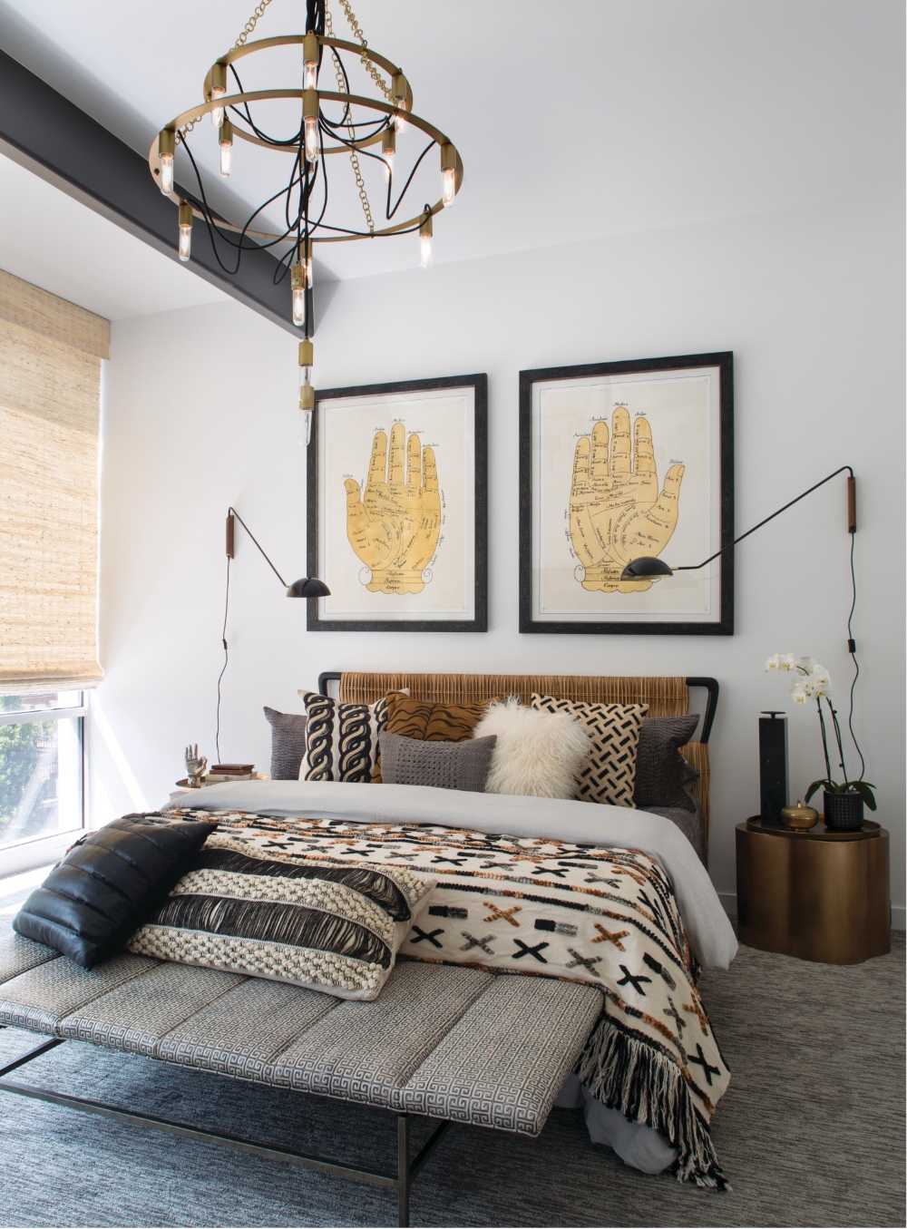 CB2 Dorado Full Queen Blanket