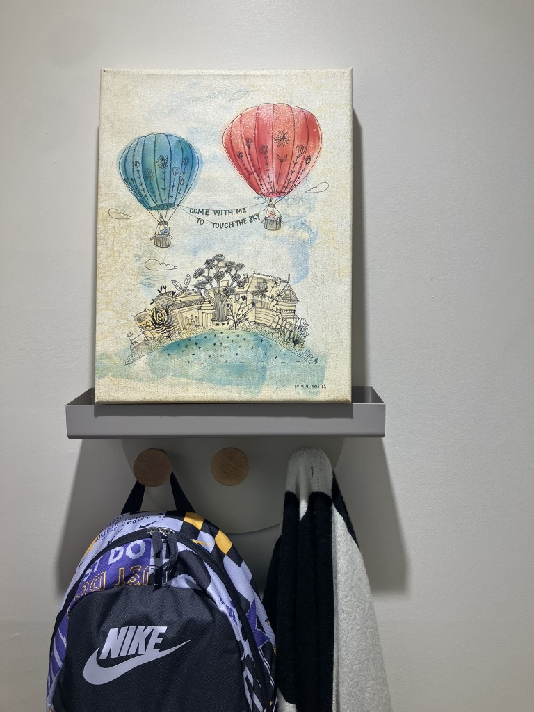 Baby/Toddler Girls Room Hot Air Balloon Wall Art image indicator(7)