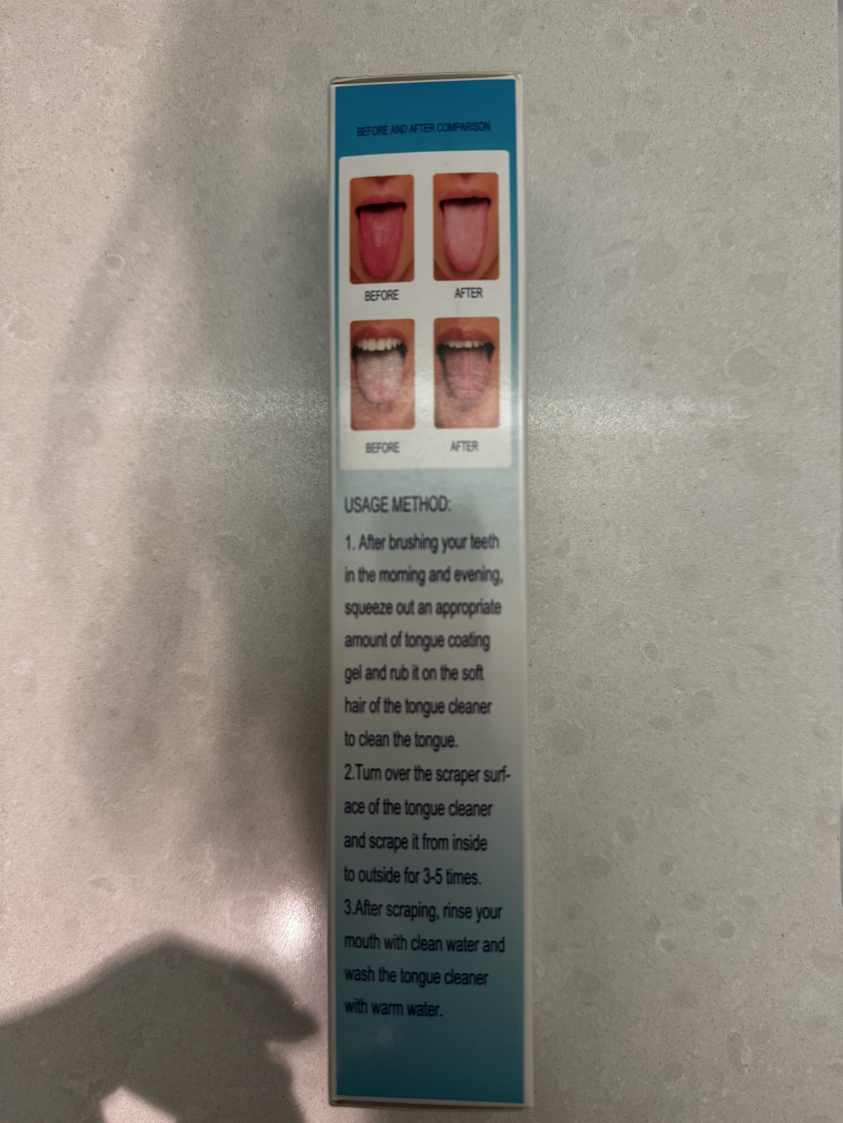 Brand new TONGUE CLEANSING GEL AND BRUSH image indicator(2)