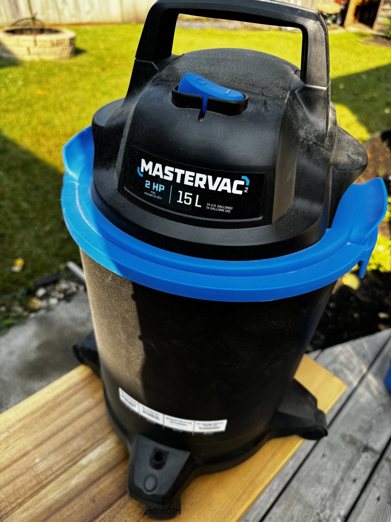 MasterVac 15L, wet and dry vacuum - photo 2