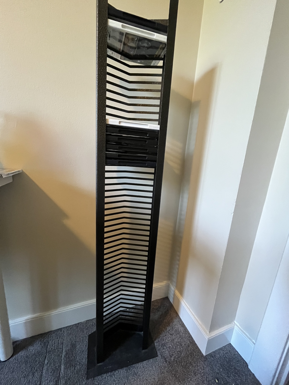Black DVD/CD Tower - photo 3