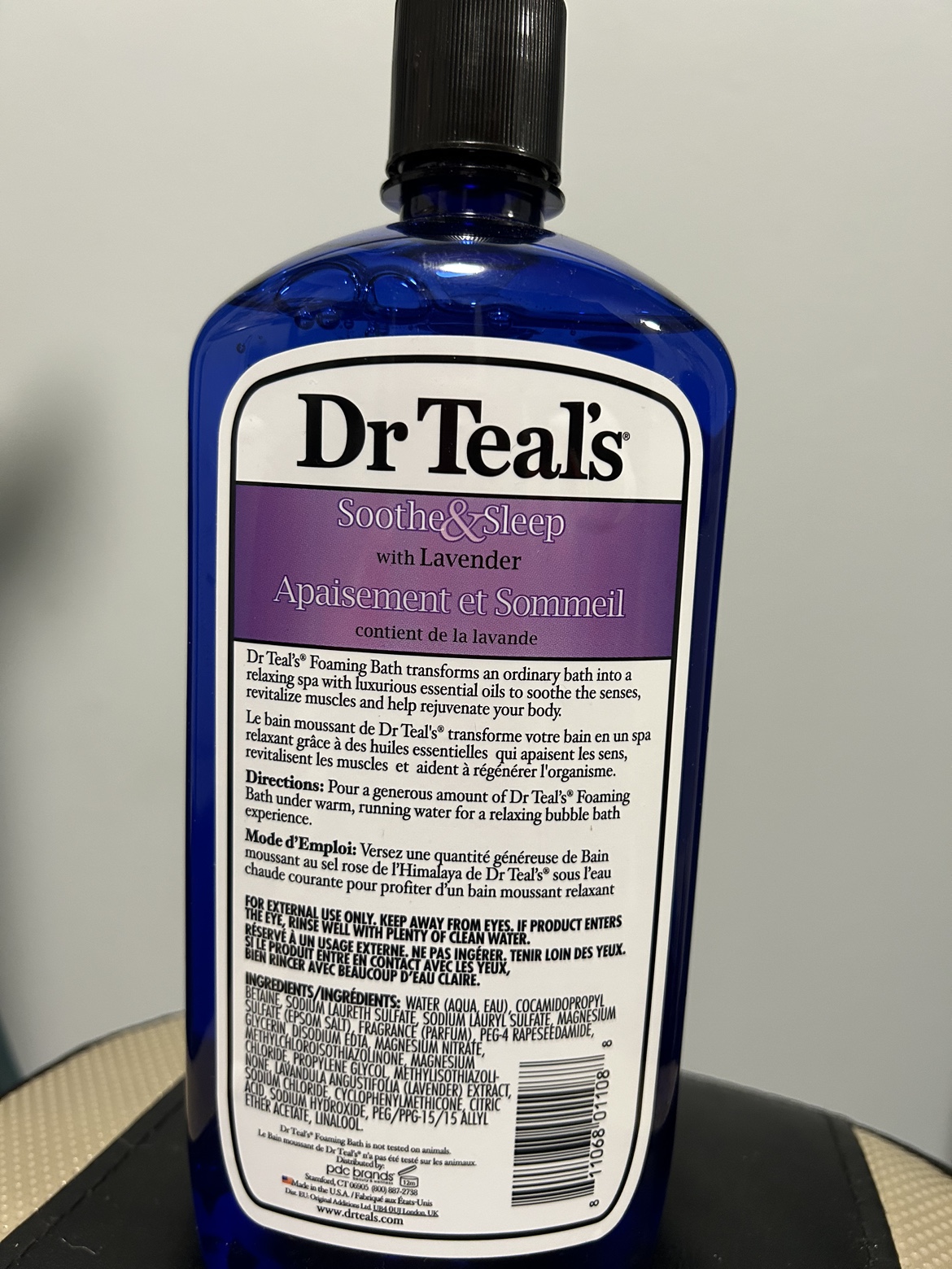 New Dr Teal's Soothe & Sleep Foaming Bath with Pure Epsom Salt - photo 2