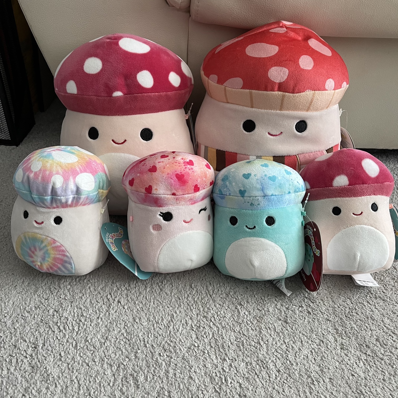 Mushroom Squishmallows Lot