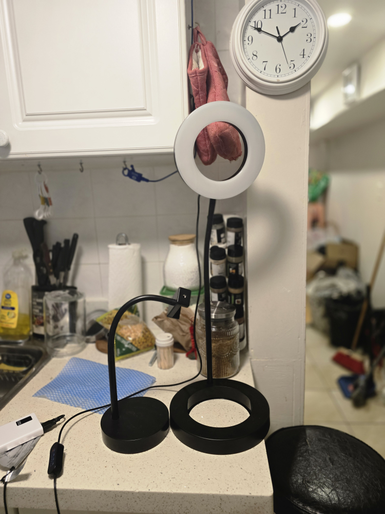 Ring light with phone holder, LANESPELARE from IKEA image indicator(3)