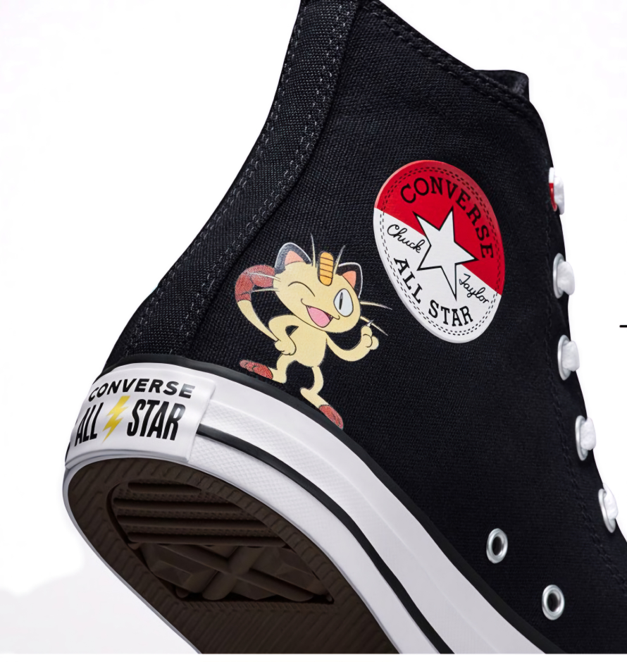 Converse x Pokémon Chuck Taylor All Star High Tops Youth Size 3 image indicator(4)