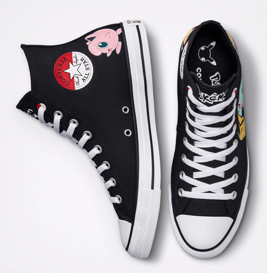 Converse x Pokémon Chuck Taylor All Star High Tops Youth Size 3 image indicator(7)
