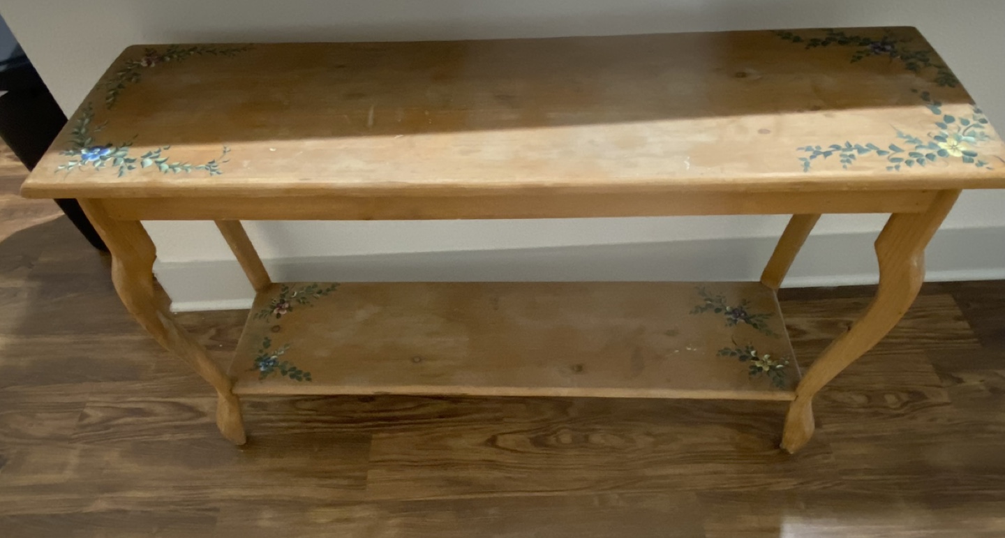 Painted table