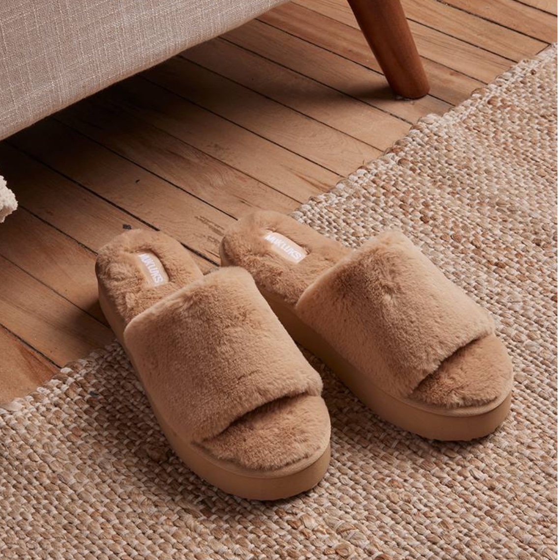 MUK LUKS Kirstey Slide In Irish Cream US 5-6