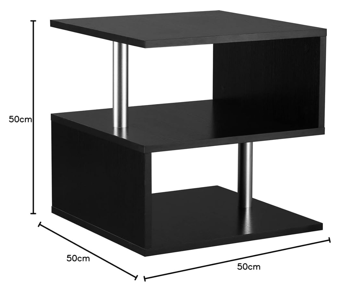 Side Table, 3-Tier End Table, Accent Table, Night stand - photo 4