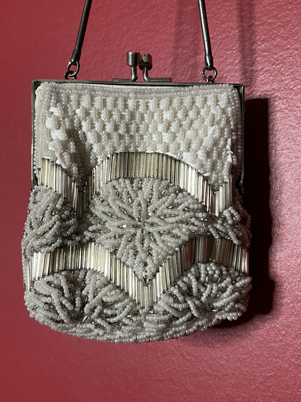 Vintage Beaded Clutch Purse