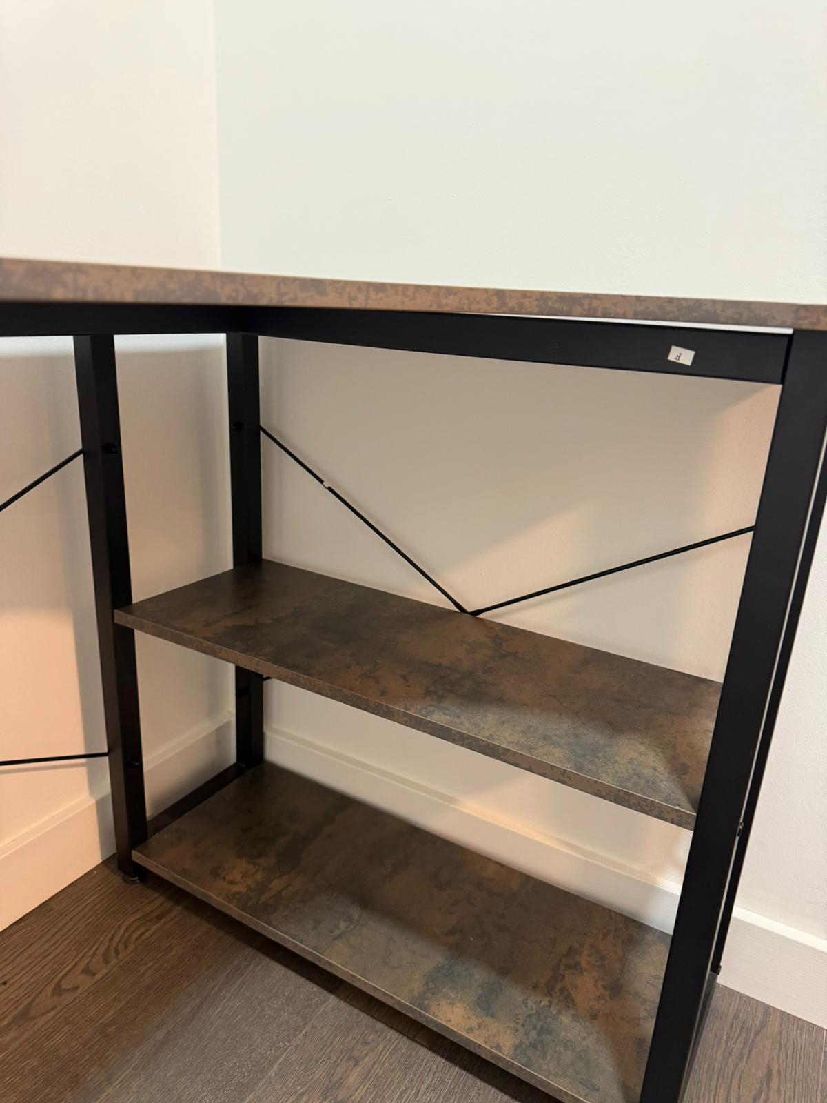 L-Shape Desk with Shelves - photo 2