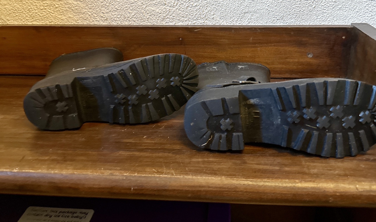 Black Buckle Rain Boots #freecycle - photo 3